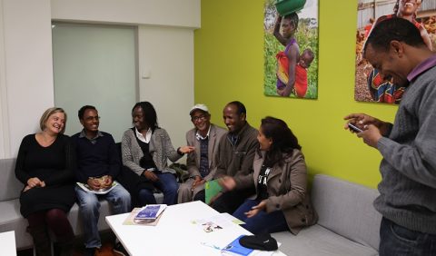 Eritrean teacher educators at Finn Church AId office in October 2016.